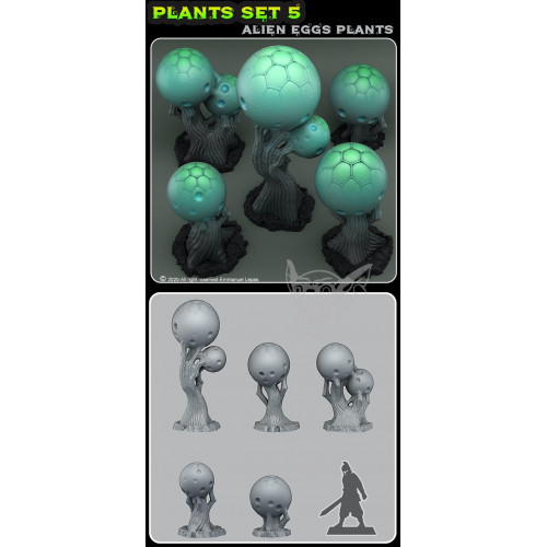 Alien Eggs Plants